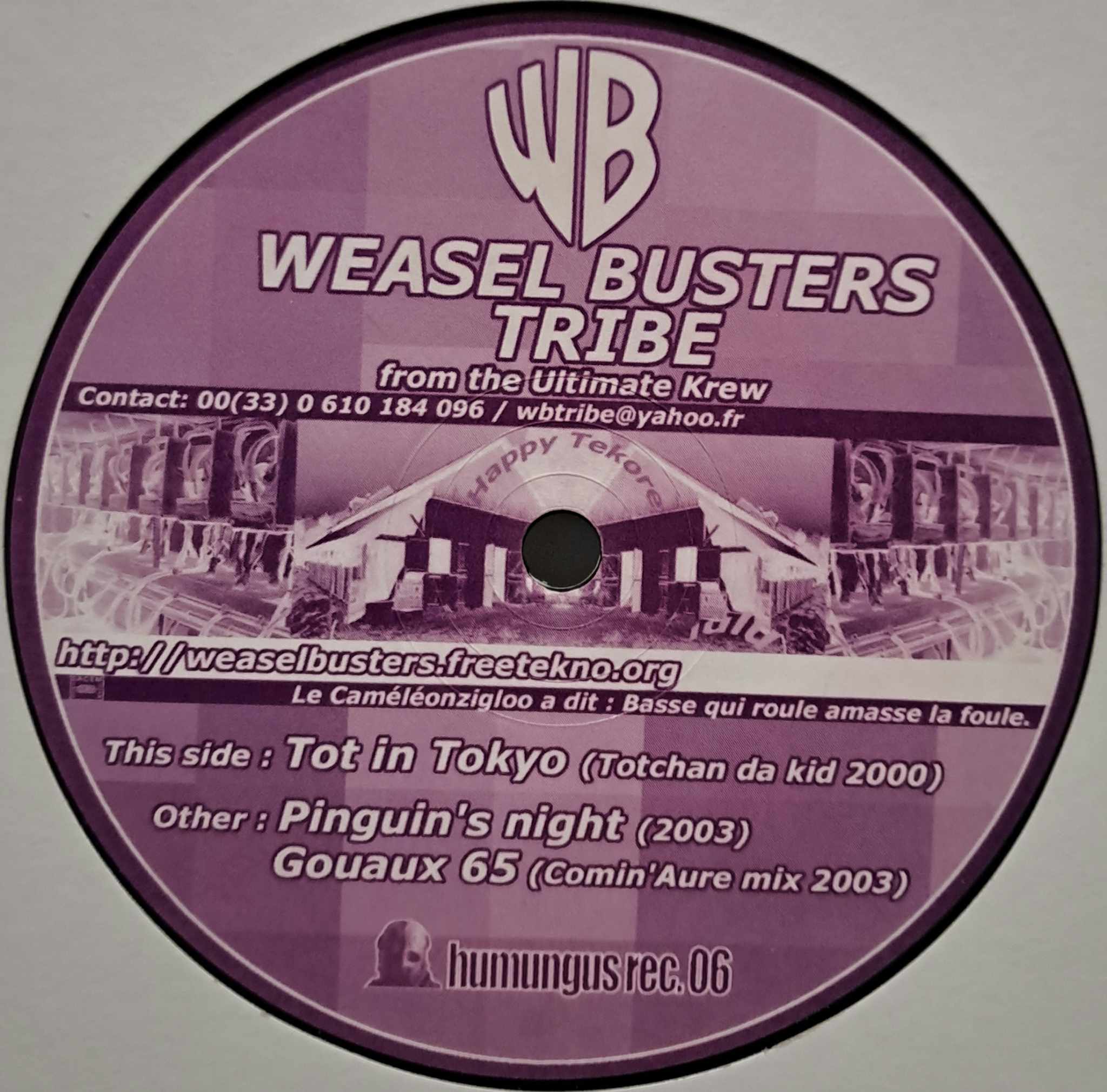 Humungus 06 - vinyle freetekno